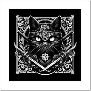 Black Cat Ninja Posters and Art